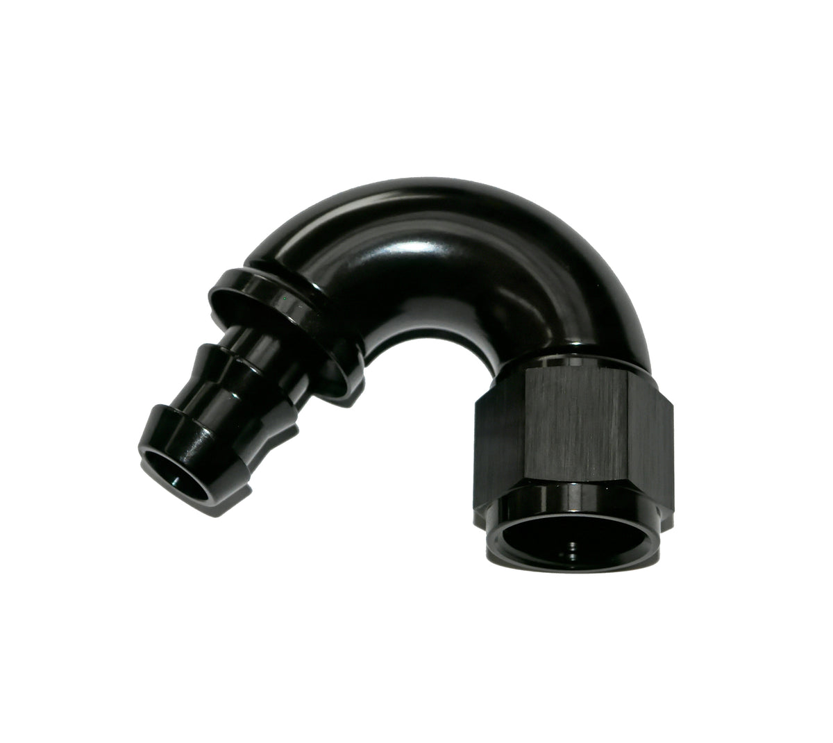 150° -10AN PUSH LOCK HOSE END